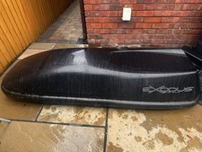 Black Halfords Exodus 360L Roof Box