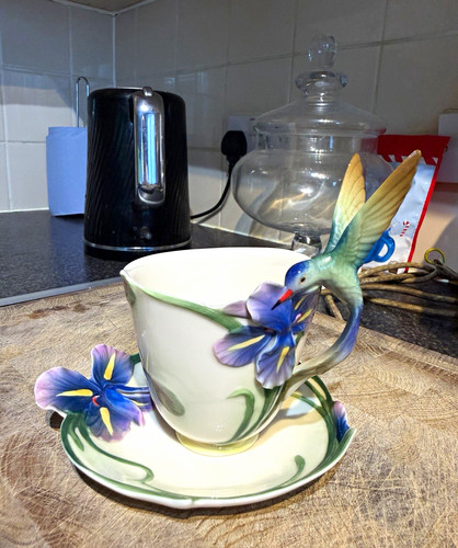 Franz porcelain cup saucer - franz,