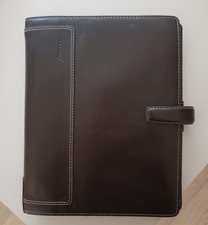 FILOFAX HOLBORN Leather Size A5 / Brown / VGC + Bonus Accessories