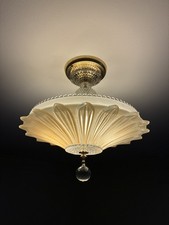 ANTIQUE VINTAGE ART DECO LIGHT