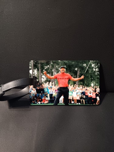 Tiger woods bag tag - by, goated