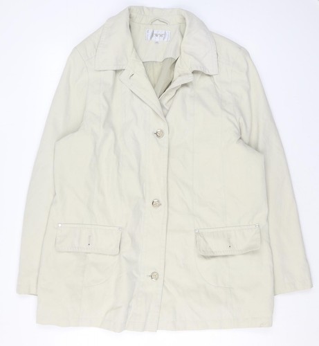 Ewm womens beige jacket size - womens,