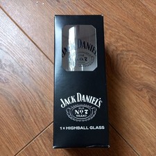 1x Jack Daniel's Old No.7 Long Drink Glass Highball Tumbler 35cl 11.9oz Gift Box