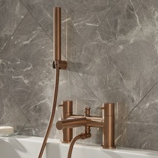 Milano Otto Modern Bath Shower Mixer Tap Hand Shower Handset Kit - RRP £174.99