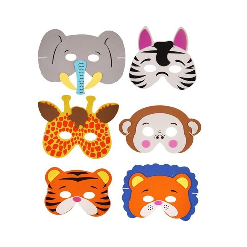 Jungle party bag - masks, foam