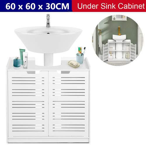 Bathroom under sink storage - bathroom,