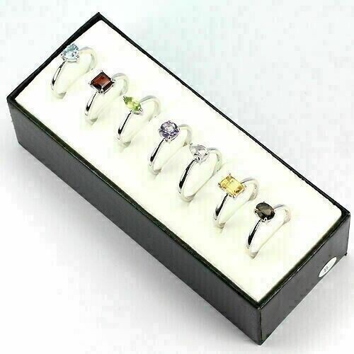 Silver ring topaz - silver,