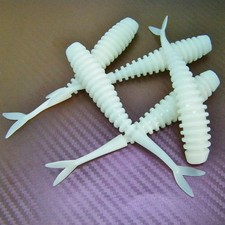 Grub Worm Fish Tail Soft