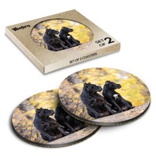 Round MDF Coaster Cane Corso