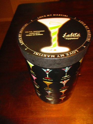 Lolita hand painted martini - lolita,
