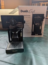 Dualit Espresso Coffee Machine 84470 Built-in Milk Frother Black