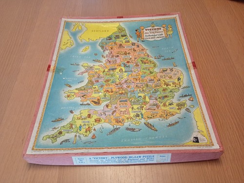 Vintage victory plywood jigsaw - victory,