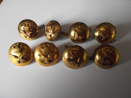 Raf dress buttons badge - x,