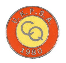 Vintage United Kingdom Practical Shooting Association UKPSA 1980 Enamel Badge