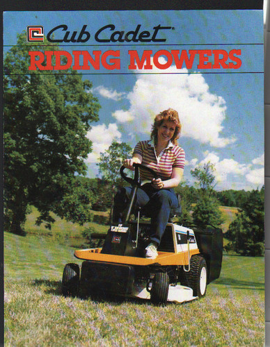 Cub cadet riding lawn - cub,