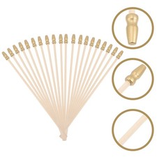 20Pcs Wooden Flag Poles