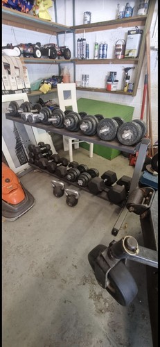 Dumbells and rack total - total, 249kg