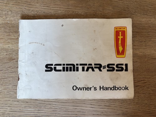 Reliant scimitar ss1 - ss1, owners