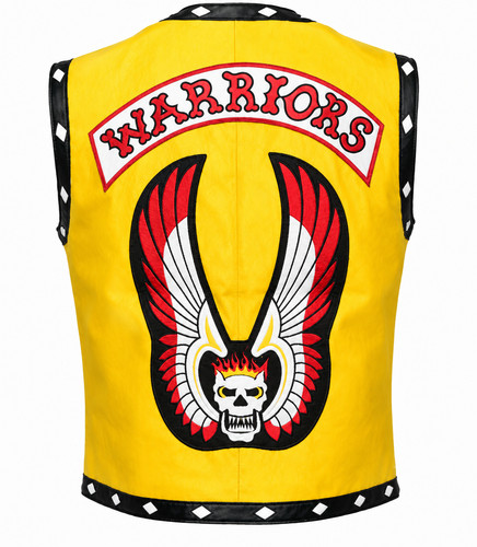 Real leather warrior vest - leather,