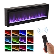 LED Fireplace Media Wall Fire