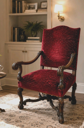 Antique carved throne - throne, chair