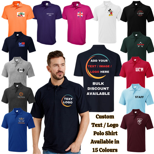 Personalised polo shirt custom - polo,