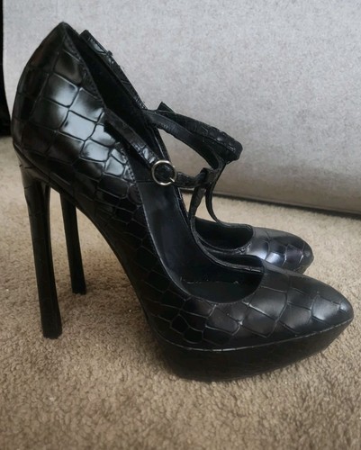 Kurt geiger london black croc - kurt,