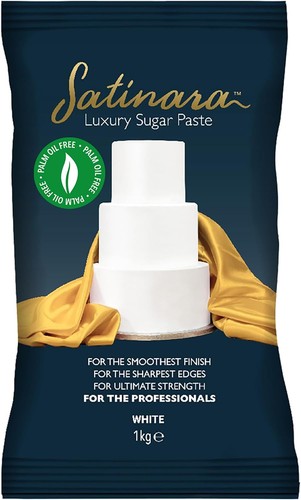 Satinara 1kg white sugar - sugar, paste