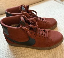 RRP - £60.00 Nike SB Blazer Mid in the Oxen Brown / Maroon colorway