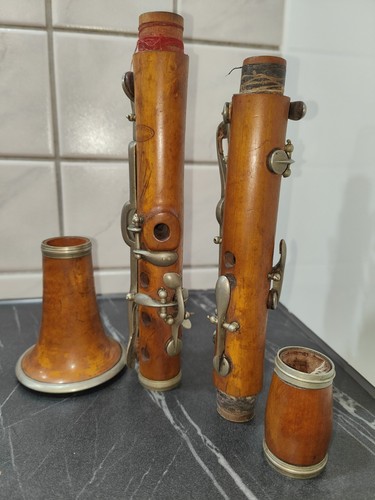 Old clarinet boxwood - old,