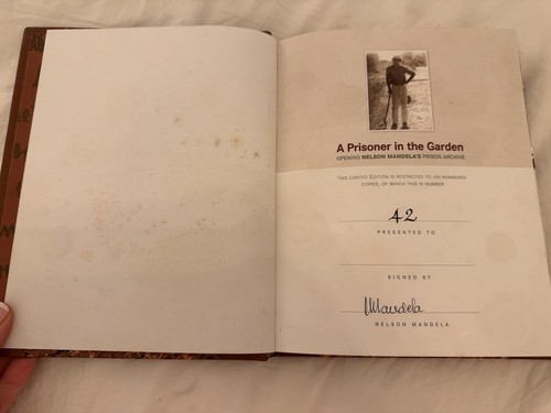 Rare signed copy nelson - rare,