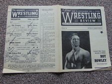 British wrestling programme (Roy Howley pictured, Northampton 1960s)