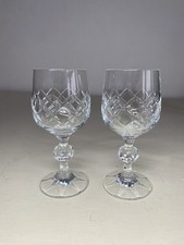 2x Bohemia Crystal Bristol Cut