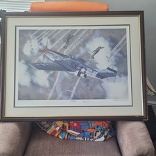 Mustang fighter Aviation ART PRINT Dallas Doll by Philip West  352nd Ftr Sq, 353