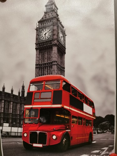 Big ben london bus black - 3, x