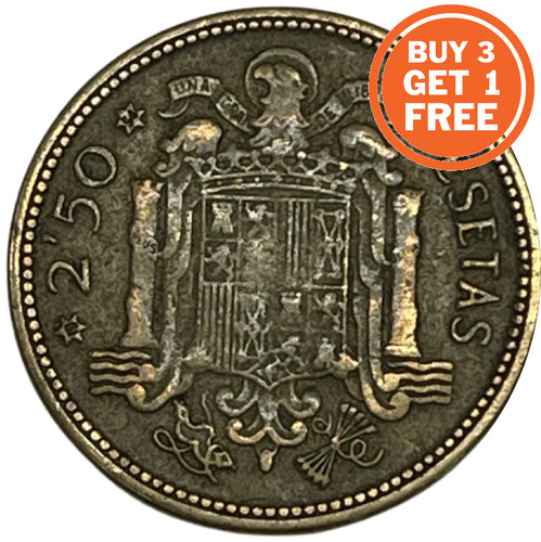 Peseta spanish coin - 1/2,