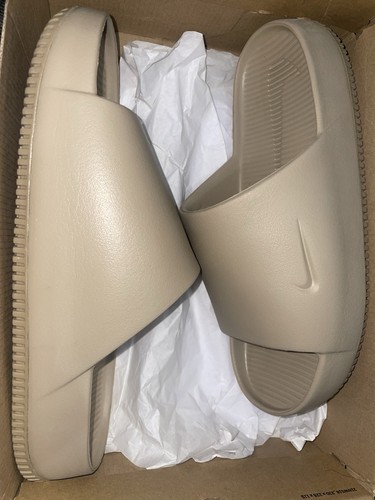 Nike calm slides khaki size - nike, 11