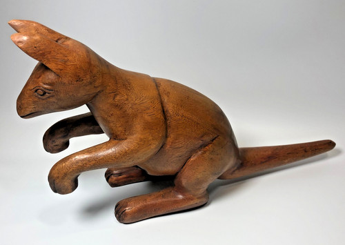 Large hand carved - hand‑carved, wooden