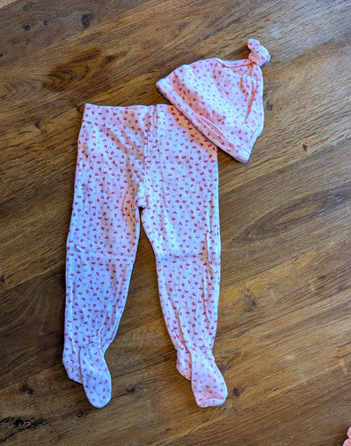 Girls pink cherry print - f&f,