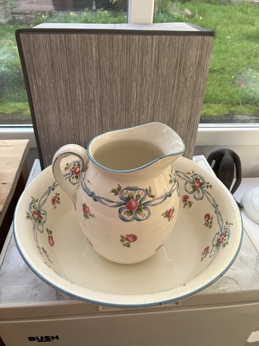 Vintage mintons wash basin jug - mintons,