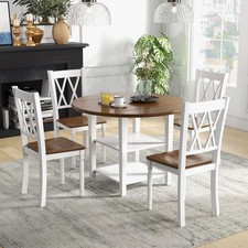 5 PCS Round Dining Table Set