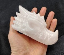 Pink Calcite Dragon Head