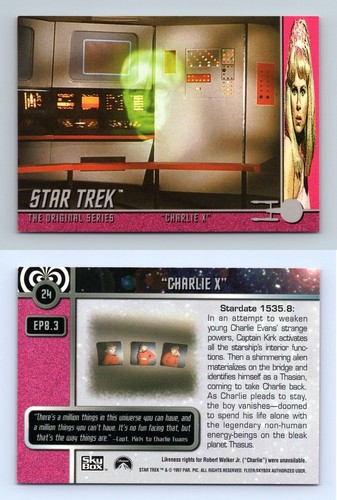 Charlie star trek - x,