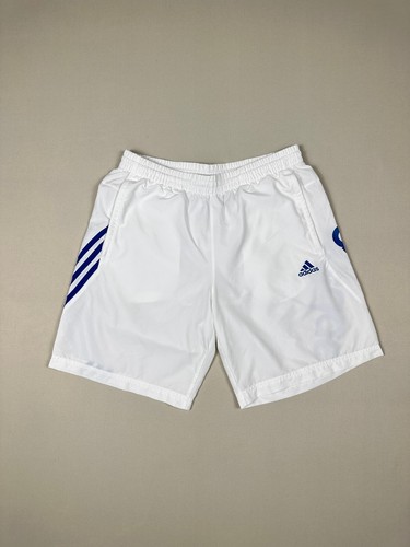 Adidas white athletic shorts - white,