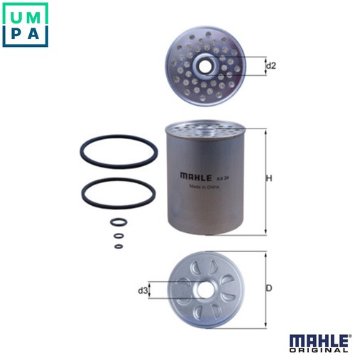 Fuel filter 24d for - filter, 4da