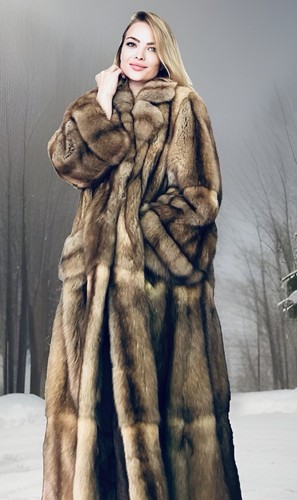 Sale fur coat siberian - siberian, sable