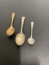 Vintage 1937 153 Coronation Spoons And Solid Silver Spoon 
