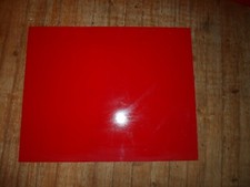 Red Acrylic Perspex Sheet Translucent 74cm x 59cm x Approx 3mm Thick