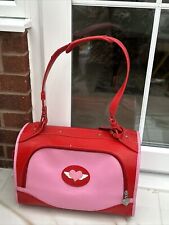 Pet Cage Puppy Cat Birds Animal Pet Crate Bag Red - L 41 X D 22 X H 27cm