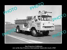 OLD LARGE HISTORIC PHOTO OF SAN FRANCISCO CALIFORNIA AIRPORT HOVERCRAFT c1960